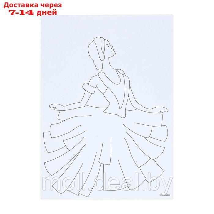 Живопись шерстью "Балерина в танце", А4 - фото 8 - id-p221612948