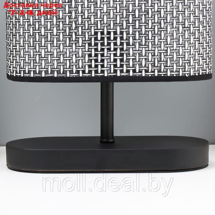 Настольная лампа "Лара" Е27 40Вт черный 25х10х30 см - фото 4 - id-p221614863