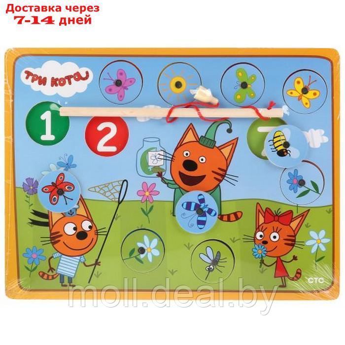 Игрушка деревянная "Рыбалка" "Ловим бабочек" "Три Кота" 1020-CATS - фото 1 - id-p221614901