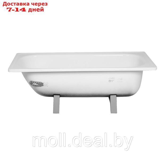 Ванна стальная "ВИЗ" ANTIKA ОР-01200 1500х700х400мм, ножки в комплекте, белая - фото 2 - id-p221613439
