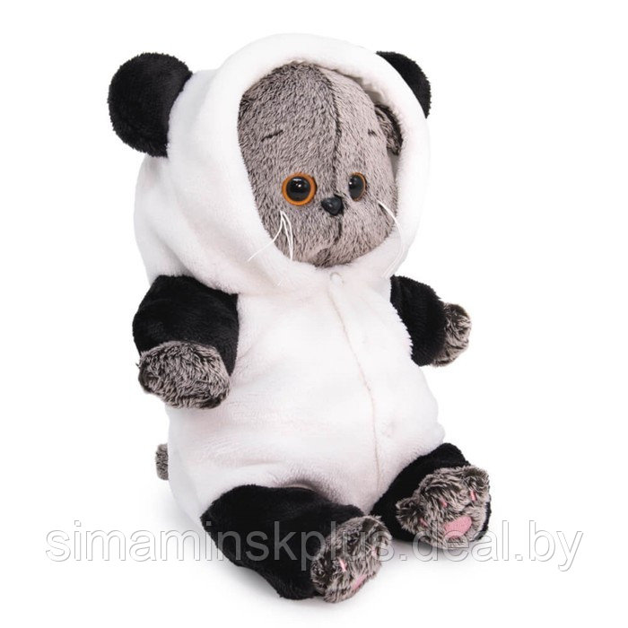 Мягкая игрушка «Басик BABY», в комбинезоне панда, 20 см - фото 2 - id-p221669898
