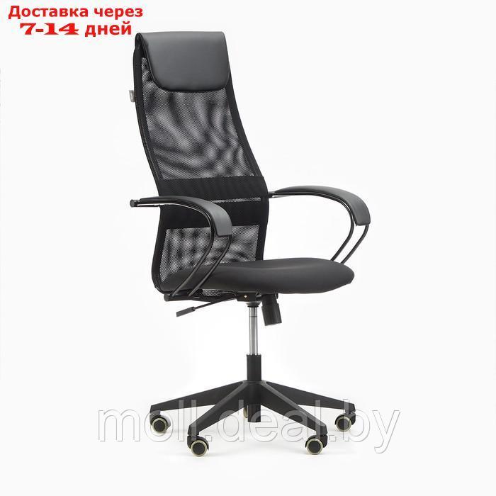 Кресло руководителя Бюрократ CH-607 черный, сетка/ткань, пластик - фото 5 - id-p221616621