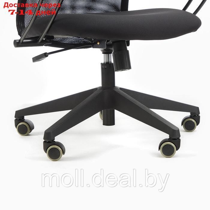 Кресло руководителя Бюрократ CH-607 черный, сетка/ткань, пластик - фото 6 - id-p221616621