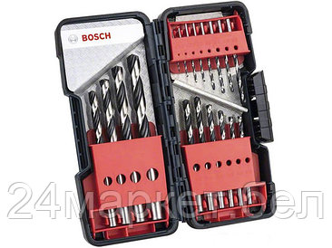 BOSCH Китай Набор сверл по мет. 18шт 1-10мм HSS-G PointTeQ (BOSCH)