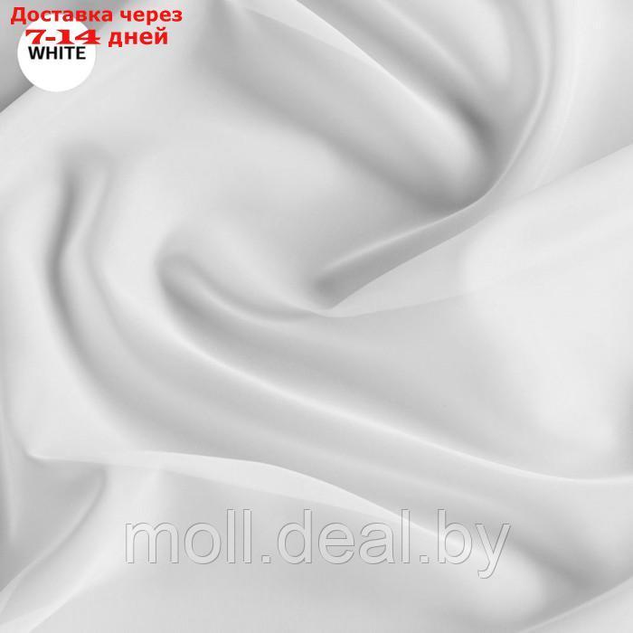 Портьера "Эйприл +", размер 200х270 см, цвет белый - фото 2 - id-p221601094