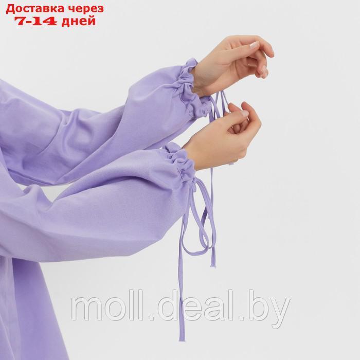 Комплект женский (блузка, шорты) MINAKU: Casual Collection цвет сиреневый, размер 42 - фото 7 - id-p221630168
