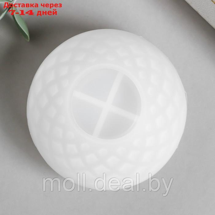 Молд силикон "Подсвечник вытянутый шар с кругами" 8,3х8,3х8,3 см - фото 3 - id-p221601221