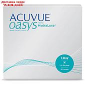 Контактные линзы 1-Day ACUVUE Oasys with Hydraluxe, +3.75/ 9.0, в наборе 90шт.