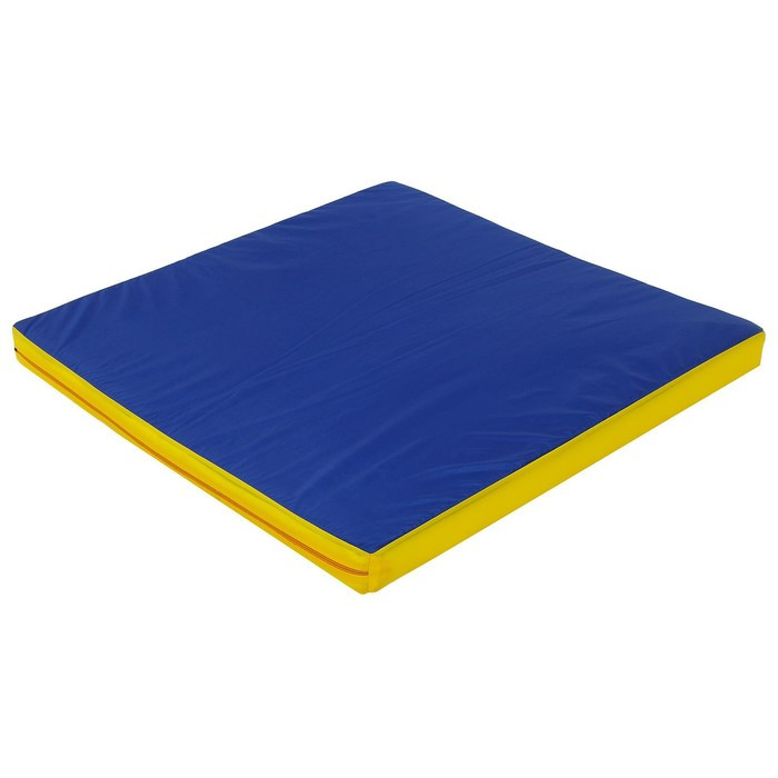 Мат ONLYTOP, 100х100х8 см, цвет синий/красный/жёлтый - фото 3 - id-p221674391