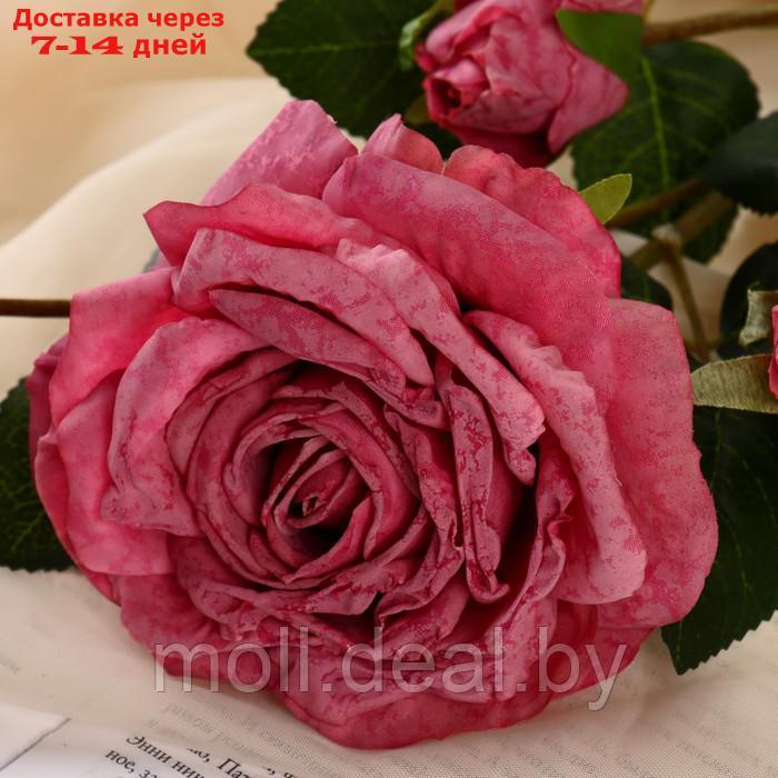 Цветы искусственные "Роза изыск" 10х64 см, пепельно-розовый - фото 2 - id-p221605621