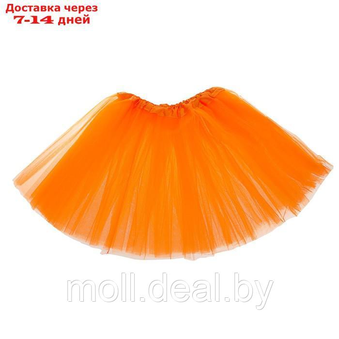 Карнавальный набор "Зайка с морковкой" ободок, юбка оранжевая-3-7 лет - фото 2 - id-p221606600