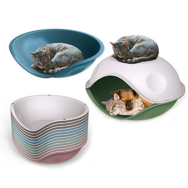 Лежак пластиковый для кошек и собак Duck Plain - фото 1 - id-p221674435