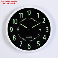 Часы настенные "Ходики", флуоресцентные, дискретный ход, 1АА, 24.5 х 24.5 см
