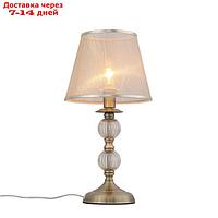Настольная лампа GRAZIA, 40Вт E14, цвет бронза
