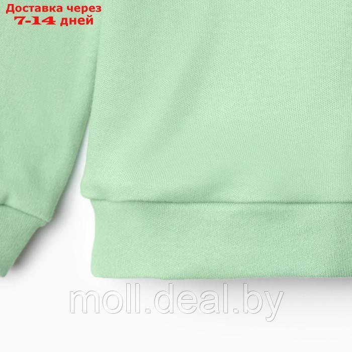 Костюм детский (свитшот, шорты) MINAKU, цвет зелёный, рост 116 см - фото 2 - id-p221611899