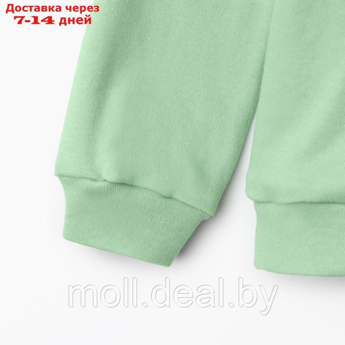 Костюм детский (свитшот, шорты) MINAKU, цвет зелёный, рост 116 см - фото 10 - id-p221611899