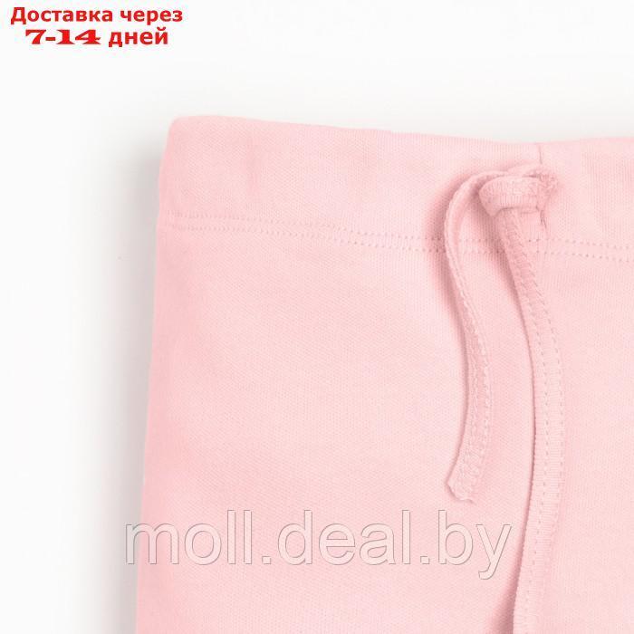 Комплект детский (боди, шорты) MINAKU, цвет розовый, рост 62-68 см - фото 2 - id-p221611903