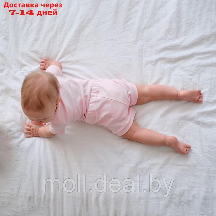 Комплект детский (боди, шорты) MINAKU, цвет розовый, рост 62-68 см - фото 6 - id-p221611903