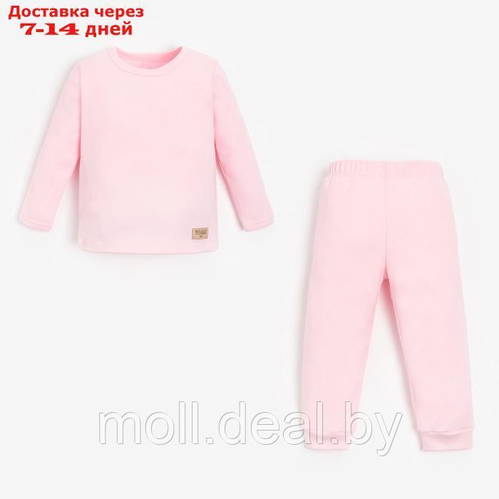 Пижама детская MINAKU, цвет розовый, рост 80-86 см - фото 1 - id-p221611905