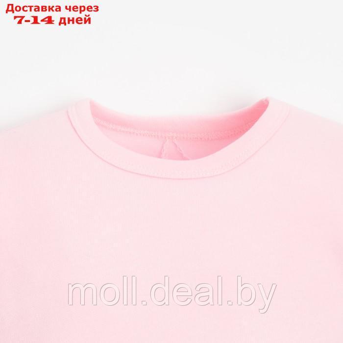 Пижама детская MINAKU, цвет розовый, рост 80-86 см - фото 2 - id-p221611905