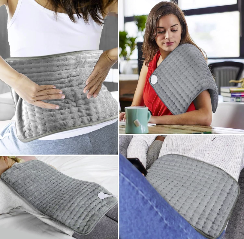 Электрогрелка плюшевая Heating Pad D3060, 75W, 60 х 30 см (220V, 9 режимов, 4 режима таймера) - фото 8 - id-p221674980