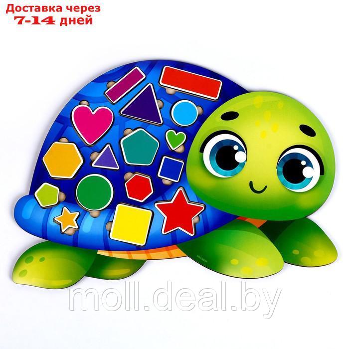 Развивающая игрушка "Учим формы и цвета с черепашкой" - фото 2 - id-p221611995