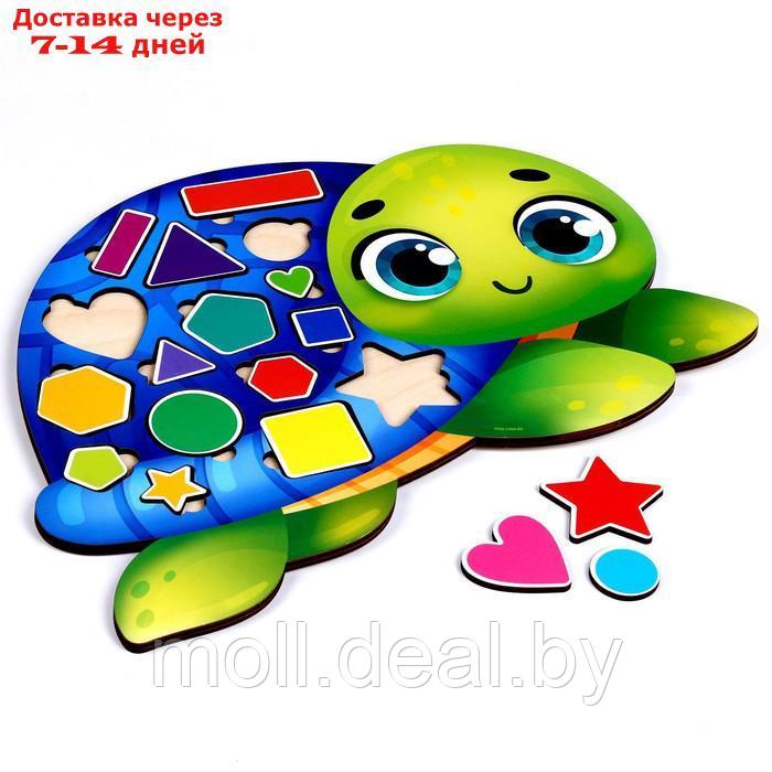 Развивающая игрушка "Учим формы и цвета с черепашкой" - фото 3 - id-p221611995