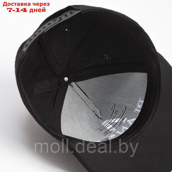 Бейсболка MINAKU с вышивкой цвет черный , размер 56-58 - фото 6 - id-p221612529
