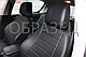 Чехлы на сиденья Renault Logan 2, Sandero 2 +Stepway 2014-2022 спинка дел, без AirBag, Экокожа, черн, фото 6