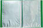 Папка пластиковая на 30 файлов «Стамм.» толщина пластика 0,5 мм, зеленая