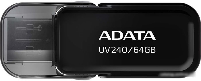 USB Flash A-Data UV240 64GB (черный) - фото 2 - id-p221677420