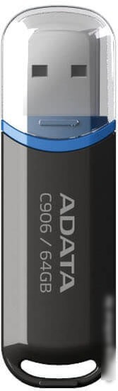USB Flash A-Data C906 64GB (черный) - фото 1 - id-p221677422
