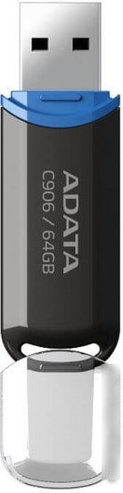 USB Flash A-Data C906 64GB (черный) - фото 2 - id-p221677422
