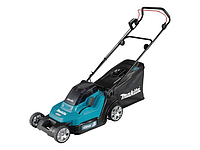 Газонокосилка аккумуляторная MAKITA DLM 432 PT2 (18.0 В, 2 акк., 5.0 А/ч, Li-Ion, шир. 430 мм, выс. 20-75 мм,