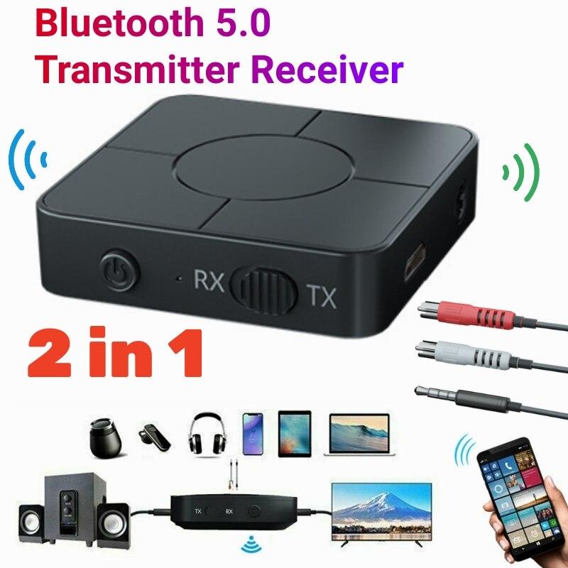 Беспроводной аудио адаптер Bluetooth v5.0 RX/TX приемник-передатчик KN326, громкая связь, черный - фото 6 - id-p221681565