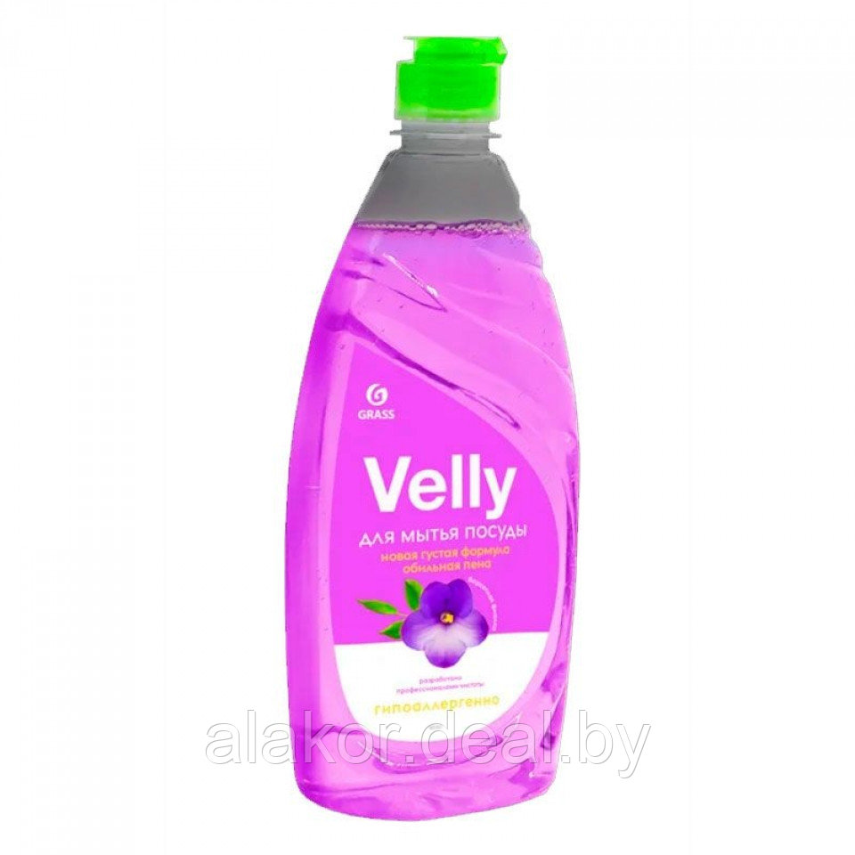 Средство для мытья посуды "Velly", 1л., бархатная фиалка