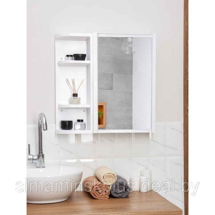 Набор для ванной комнаты Hilton Universal, цвет белый - фото 3 - id-p221682667