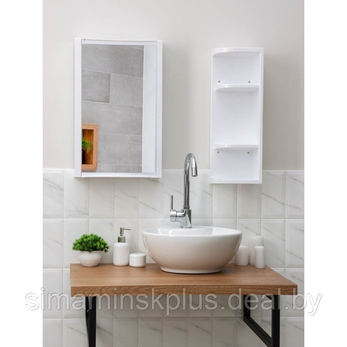 Набор для ванной комнаты Hilton Universal, цвет белый - фото 6 - id-p221682667