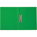 Папка А4 с боковым прижимом зеленая 0.45 мм, фото 2