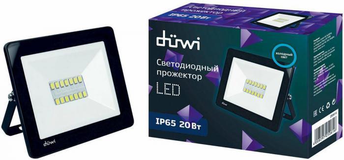 Уличный прожектор светодиодный DUWI 25061 6 20W 6500K для архитектурной подсветки зданий - фото 6 - id-p220799895