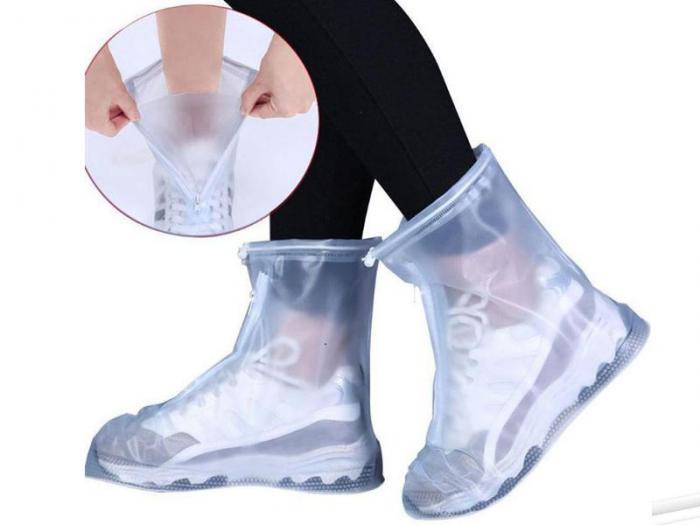 Чехлы защитные для обуви на замке ZDK 505 размер L White - фото 1 - id-p221596614