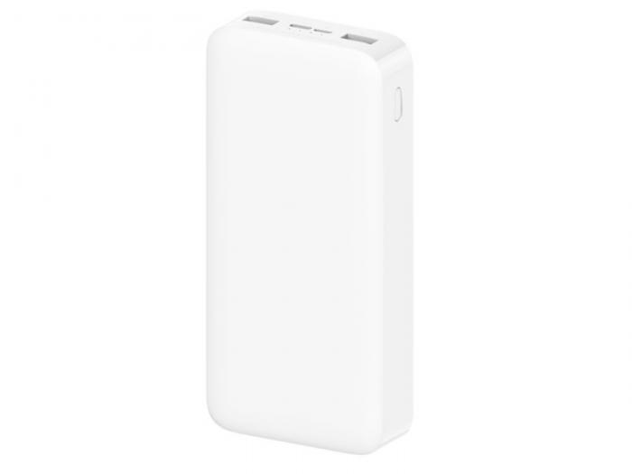 Внешний аккумулятор Xiaomi Power Bank Fast Charge PB200LZM 20000mAh PB200LZM белый VXN4285GL - фото 1 - id-p221596655