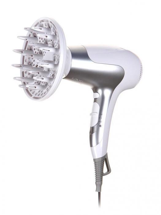 Профессиональный электрический фен Braun для укладки сушки волос с насадками - фото 1 - id-p220864347
