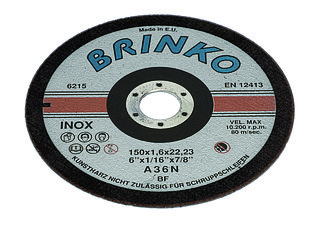 6215/150 Диск отрезной | по нержавейке O 150 мм (Brinko)