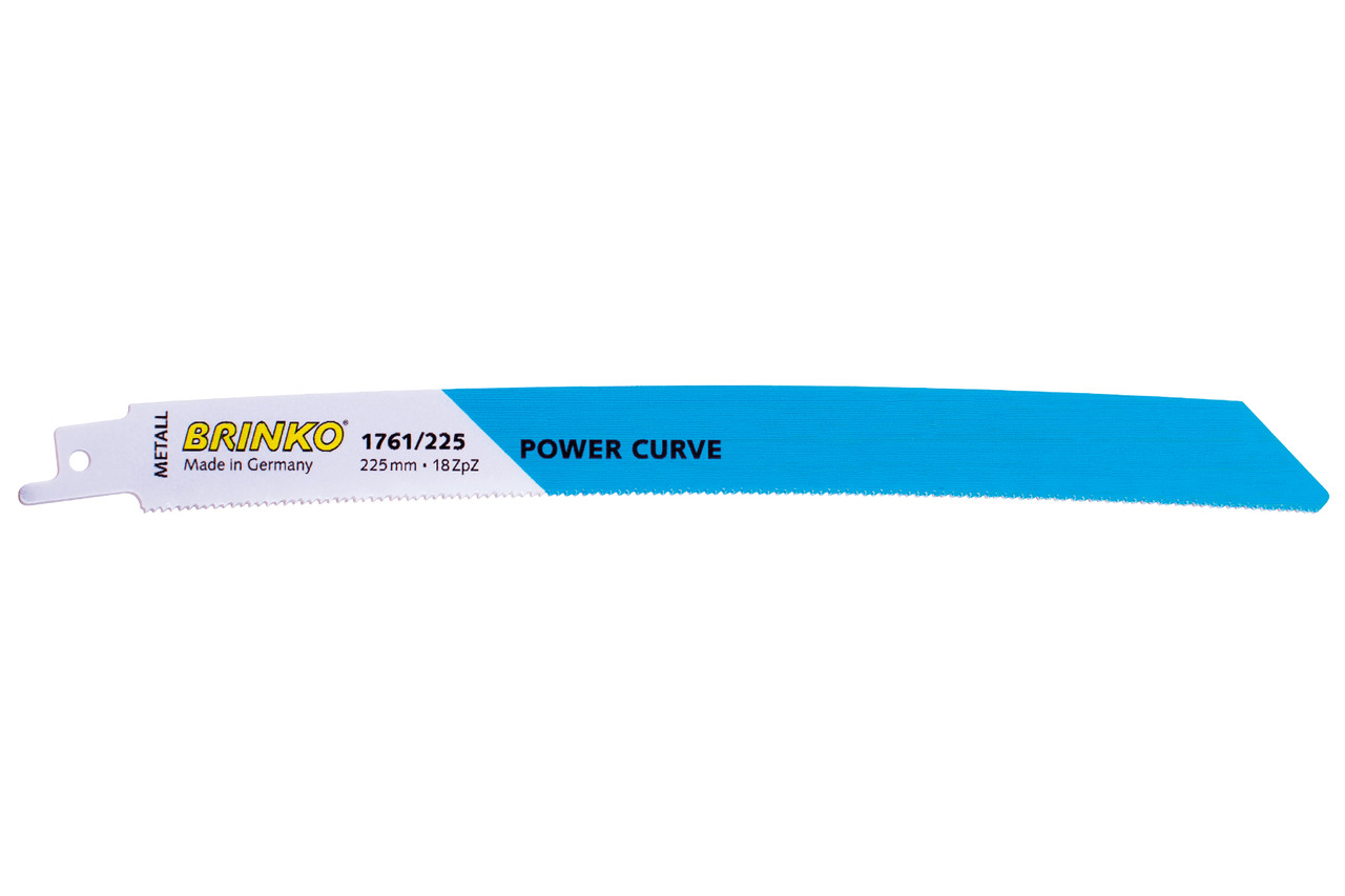 1761/150 Полотно для сабельной пилы по металлу, POWER CURVE 18, 150 мм (Brinko)