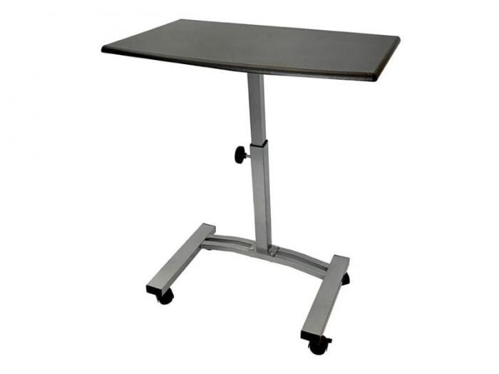 Передвижной столик для ноутбука придиванный на колесиках NS38 прикроватный с регулировкой высоты - фото 1 - id-p221523999