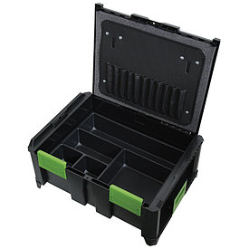220622 Ящик-органайзер из ABS-пластика ''SysCon M'' с лотками для инструмента, 400x300x150 мм (Haupa)