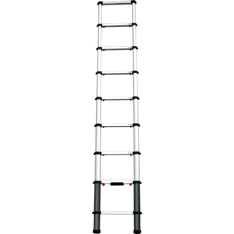 392800 Алюминиевая телескопическая приставная лестница 2,6 м (Haupa) - фото 1 - id-p221687721