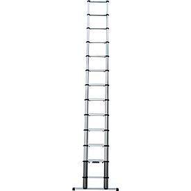 392802 Алюминиевая телескопическая приставная лестница 3,8 м (Haupa)
