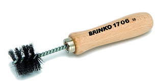 1706/18 Щётка зачистная фитинговая, деревянная рукоятка 18мм (Brinko)